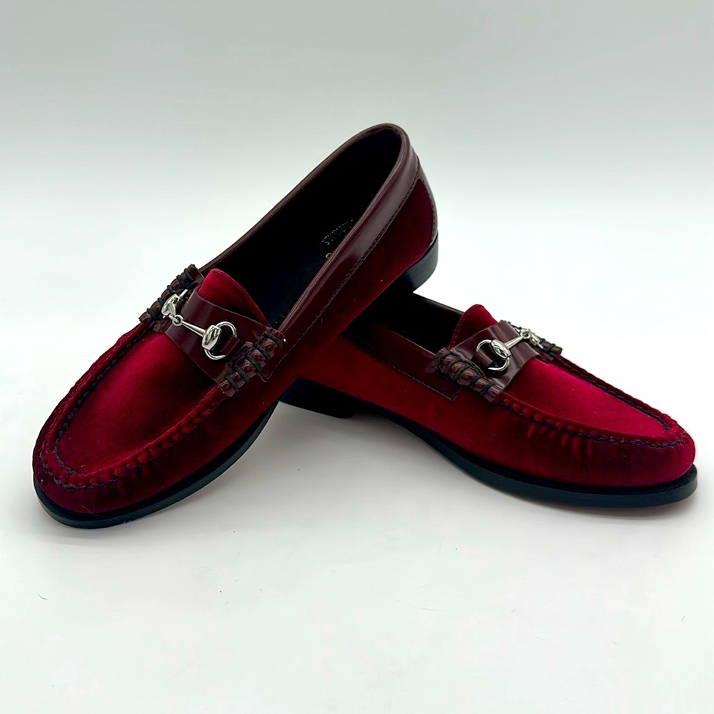 Elegant Red Loafers for Women